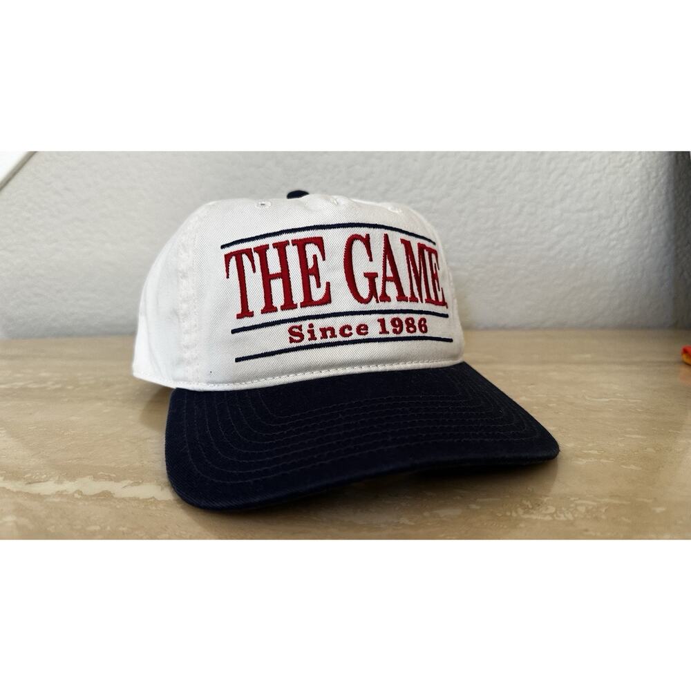 The Game Headwear Since 1986 Bar Logo Snapback Hat NWT Rare Sold Out